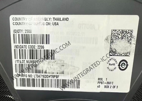 LT3471EDD Интегральная схема, чип, двойной 1.3A 1.2MHz импульсный регулятор, корпус DFN-10