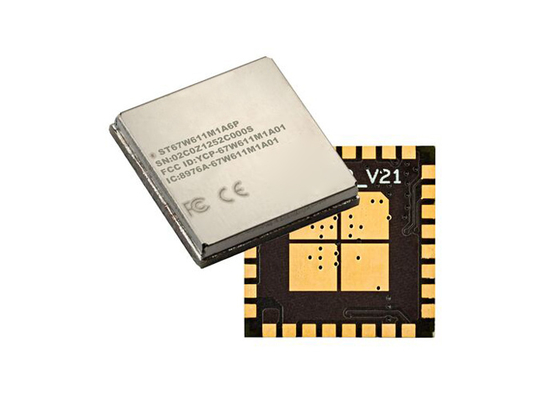ST67W611M1A6UTR Беспроводной коммуникационный модуль WiFi 6 и BT LE Combo сопроцессорный модуль