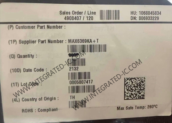 MAX6369KA интегральная схема микросхемы наблюдения, выбираемые с помощью пин-саймера