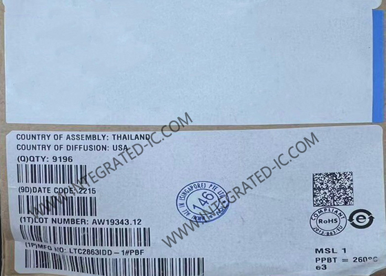 LTC2863IDD-1 интегральный микросхема 20Mbps RS485 и RS422 передатчики DFN8