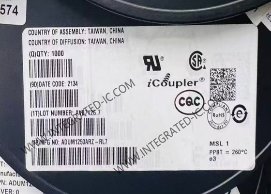 ADUM1250ARZ Интегральная схема, микросхема с возможностью горячей замены, двойной изолятор I2C, цифровой изолятор 1 Мбит/с