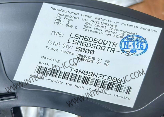 LSM6DSOQTR Sensor IC Inertial Measurement Units 6-Axis iNEMO 6DoF IMU LGA Пакет