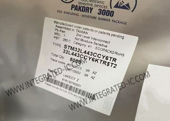 STM32L443CCY6 Микроконтроллер MCU Встроенный MCU 80MHz 32-битный одноядерный MCU WLCSP49