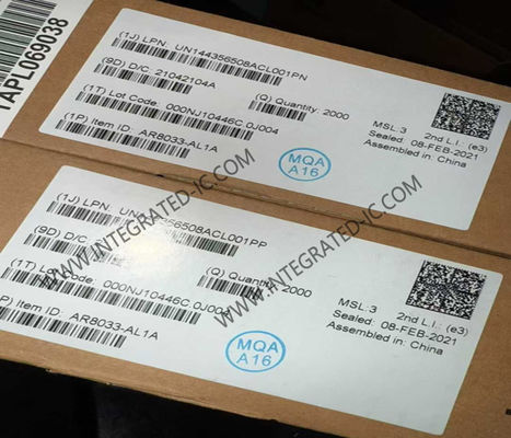 AR8033-AL1A Ethernet IC 10/100/1000 Мбит/с Ethernet трансивер QFN48 для сетей Wi-Fi