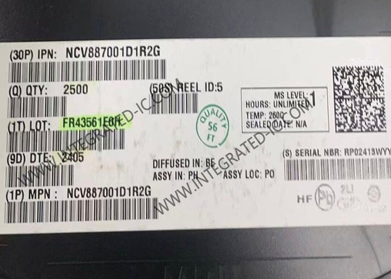 Микросхема NCV887001D1R2G, интегральная схема, 100 кГц, несинхронный повышающий контроллер, SOIC8
