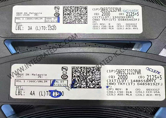 SN65C3232PWR интегральный микросхема чип RS-232 Передатчики RS-232 Линейный драйвер и приемник