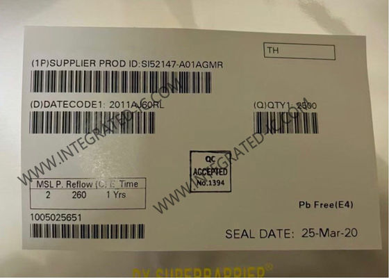 SI52147-A01AGMR Микросхема интегральная Высокопроизводительный генератор тактовых импульсов PCIe