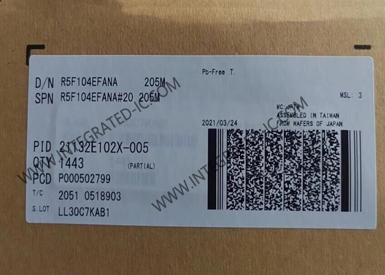 R5F104EFANA Микроконтроллер MCU Низкое энергопотребление 16-бит 32 МГц RL78/G14 Микроконтроллеры 40-HWQFN
