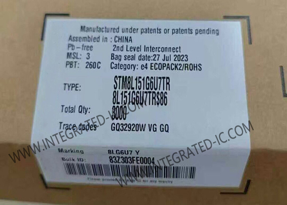 Микроконтроллер STM8L151G6U7TR MCU 8-бит 16 МГц STM8L EnergyLite, микросхема микроконтроллера 28-UFQFPN