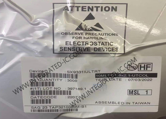 SX9331IULTRT Сенсорная ИС Высокопроизводительный Малогабаритный 5-канальный емкостной сенсор