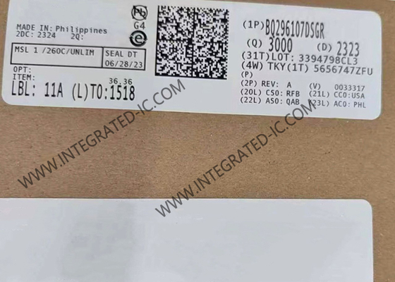BQ296107DSGR защитник от перенапряжения интегральных микросхем с выходом LDO