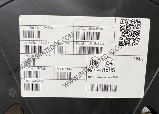 AON7934 Чип интегральной схемы 30В Двойные асимметричные N-канальные MOSFET транзисторы