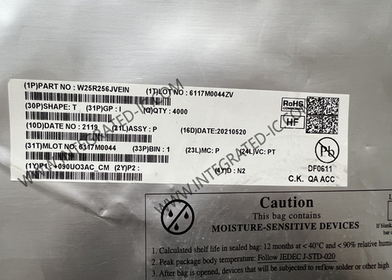 W25R256JVEIN Memory IC Chip 3V 256Mbit Serial NOR Flash Memory с двойной/четвёрной SPI и RPMC