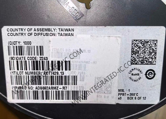 AD8692ARMZ Чип интегральной схемы Низкозатратные Низкошумные операционные усилители CMOS RRO