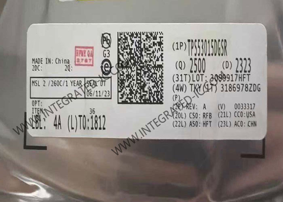 TPS53015DGSR Интегральная микросхема D-CAP2™ Синхронный понижающий преобразователь с PGOOD
