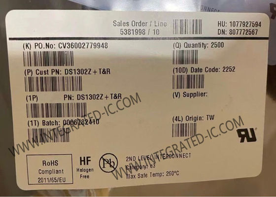 Микросхема DS1302Z для часов с подзарядкой, микросхема синхронизации времени, 31B последовательный адрес RTC