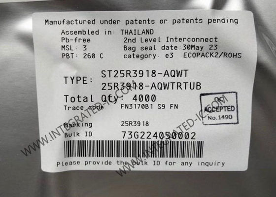 ST25R3918-AQWT интегральная схема чип многоцелевой NFC-передатчик