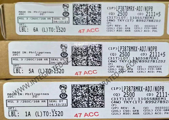 LP3878MRX-ADJ интегральный микросхема чип низковыпускной регулировщик напряжения 800mA LDO регулятор