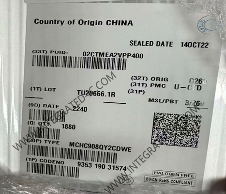 MCHC908QY2CDWE Микроконтроллер MCU Высокопроизводительный 8-битный 8МГц HC08 Микроконтроллер SOIC-16