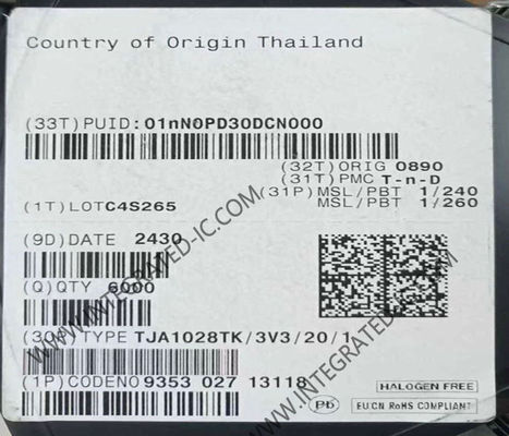 TJA1028TK Интегральная схема чипа 45 мкА автомобильного LIN Mini System Basis Chip