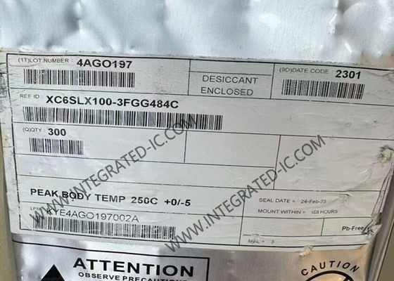 Полевое программируемое устройство XC6SLX100-3FGG484C Spartan-6 LX FPGA IC FBGA484