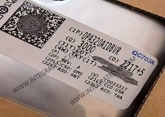 OPA320AIDBVR Integrated Circuit Chip Precision 20MHz Low Noise CMOS Operational Amplifier с отключением