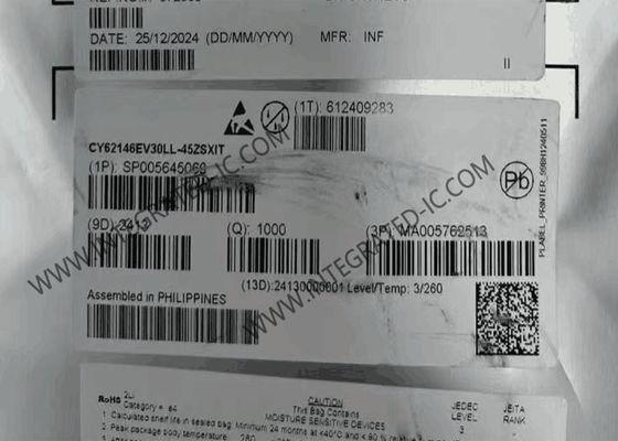 CY62146EV30LL-45ZSXIT Память IC Чип 4Mbit MOBL Асинхронная SRAM-память IC PG-TSOP-44