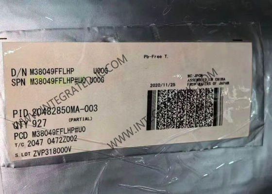 M38049FFLHP 8-разрядный микроконтроллер MCU с максимальной частотой 2 МГц в корпусе LFQFP-64