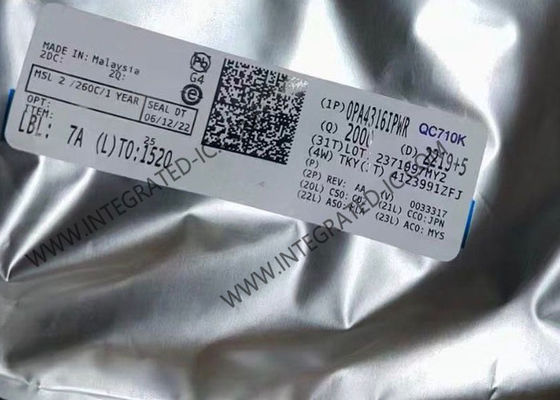 OPA4316IPWR Integrated Circuit Chip 10MHz Quad RRIO Операционный усилитель TSSOP-14