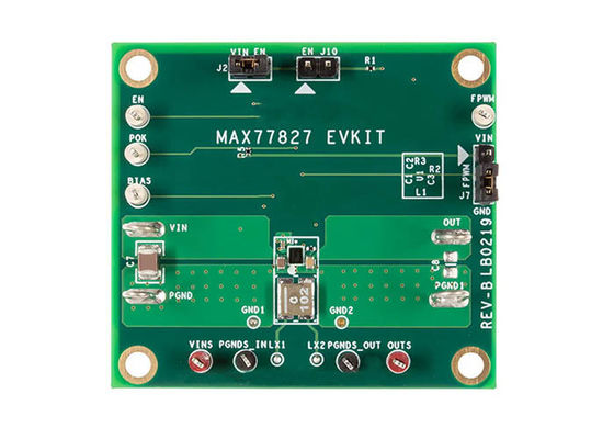 Отладочная плата для встраиваемых решений MAX77827EVKIT, повышающе-понижающий преобразователь 1,6 А, 1,8 В - 5,5 В