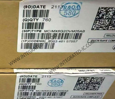 Микроконтроллер MCU MCIMX6G2DVM05AB ARM Cortex-A7 32-битный 528MHz 289-LFBGA