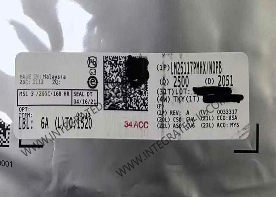 Интегральная схема LM25117PMHX, синхронный понижающий контроллер с широким диапазоном входного напряжения, надежными пиковыми драйверами затвора 3,3 А и прецизионным опорным напряжением 1,5%