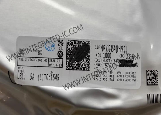 DRV3245AQPHPRQ1 Трехфазный драйвер затвора для автомобильной промышленности, выходной ток 1A, напряжение 4.5В - 45В, корпус HTQFP48