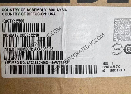 LTC4380HMS-4 Интегральная микросхема с защитой от перенапряжений с низким током покоя и автомобильным классом