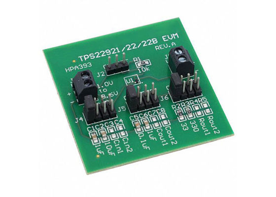 TPS22922EVM Embedded Solutions TPS22922 Power Distribution Switch Evaluation Module