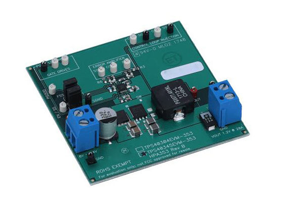 TPS40345EVM-353 Встроенные решения. Оценочный модуль синхронного понижающего контроллера TPS40345