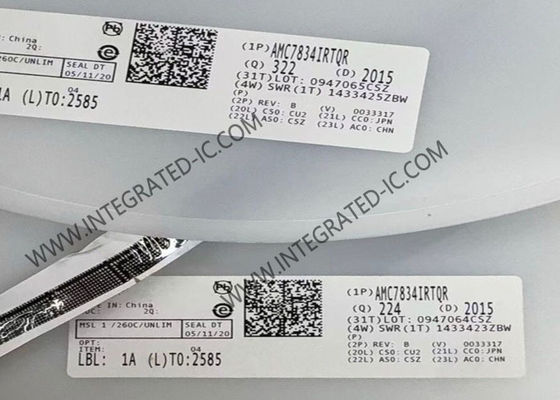 AMC7834IRTQR Интегральная микросхема с 8 каналами, 12-битным разрешением и напряжением питания 5 В для мониторинга усилителя мощности