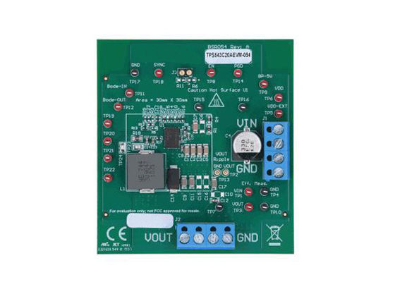 TPS543C20AEVM-054 Встроенные решения 40A Синхронный SWIFT Buck Converter Evaluation Board
