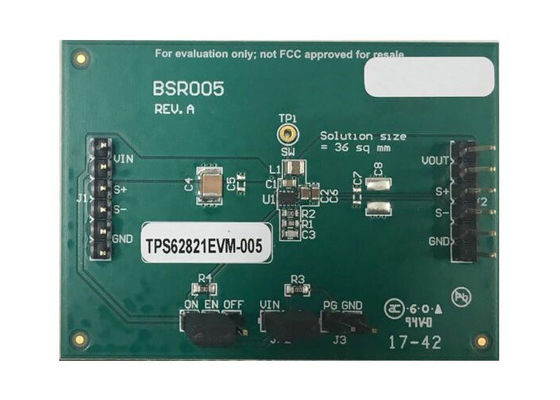 TPS62821EVM-005 Встроенные решения Модуль оценки DCS-контроля TPS62821 Step Down Converter