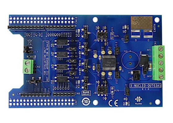 X-NUCLEO-OUT03A1 Встроенные решения Управление энергоснабжением драйвера Ядерная платформа Оценка расширения