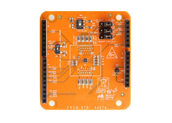FRDM-STBI-A8974 Встроенные решения 1.71V до 3.6V Доска оценки датчиков акселерометров