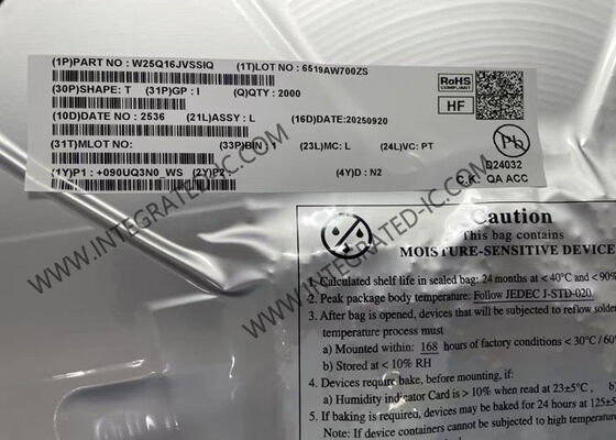 W25Q16JVSSIQ Memory IC Chip 3V 16Mbit Серийная флэш-память с двойным/четвёртым SPI