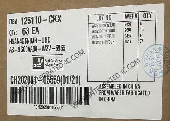 H5AN4G6NBJR-UHC Память IC Chip DDR SDRAM Синхронная динамическая память случайного доступа