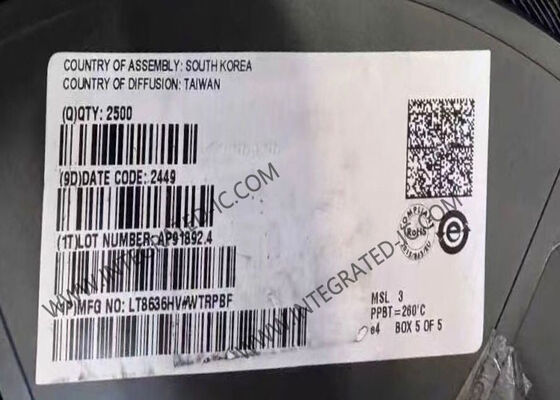 Чип интегральной схемы LT8636HV 42V 7A Пиковый синхронный переключатель без звука