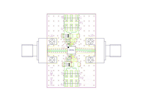Плата оценки малошумящего усилителя CMD246C4-EVB Embedded Solutions 8 ГГц - 22 ГГц