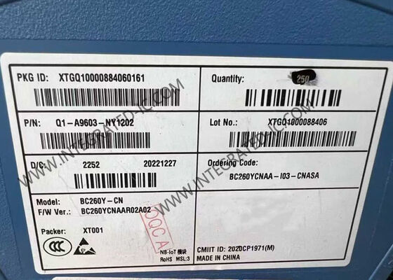 BC260YCNAA-I03-CNASA Модуль беспроводной связи LTE Cat NB2 с корпусом LCC и сверхнизким энергопотреблением