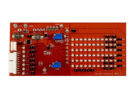 ISL78171EVAL1Z Встроенные решения Плата оценки драйвера светодиодов для автомобилей ISL78171 50 мА