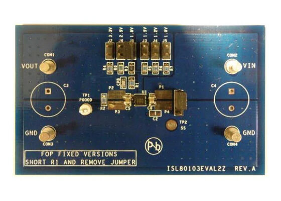 ISL80103EVAL2Z Встроенные решения Одноканальная оценочная плата линейного регулятора напряжения