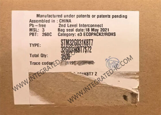 Микроконтроллер STM32G031K8T7 MCU 64 МГц Высокопроизводительные МК 32-битный микроконтроллер IC LQFP-32