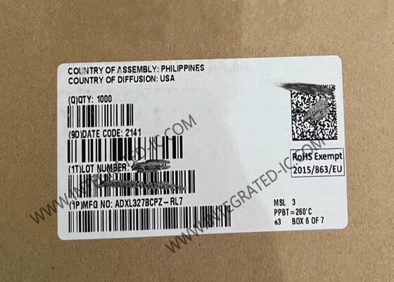 ADXL327BCPZ Integrated Circuit Chip Low Power 3-осевой акселерометр с выходом напряжения с сигналом и диапазоном ускорения ±2 g